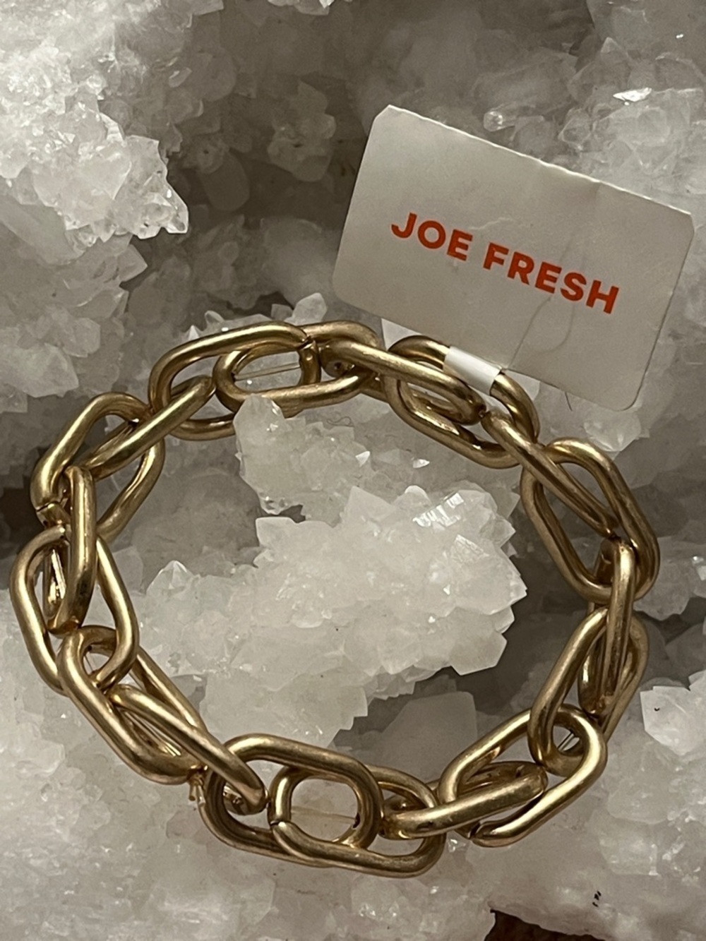 😍CLEARANCE  - JOE FRESH  Goldtone Stretch Link Bracelet